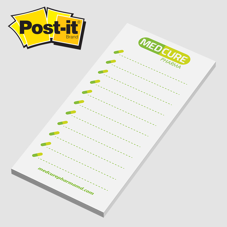 Post-it? Custom Printed Notes - 2 3/4 x 6 1