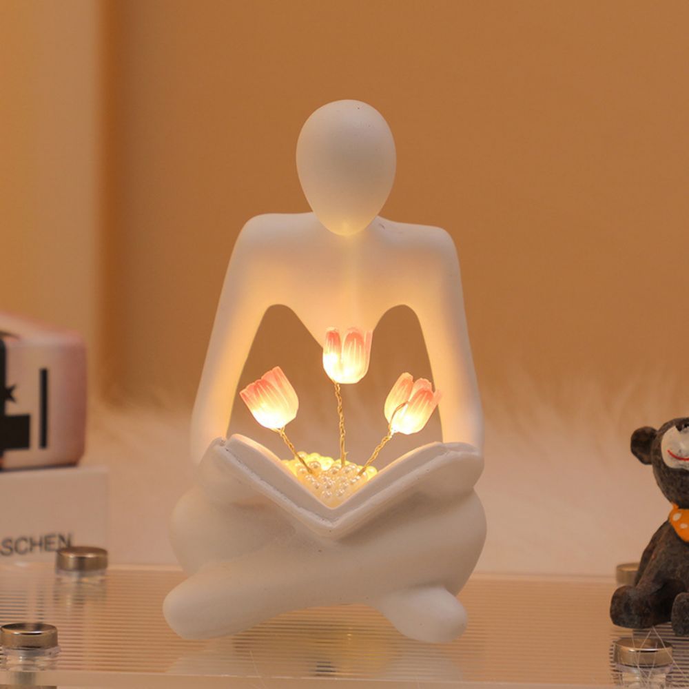 Book flower tulip nightlight 6