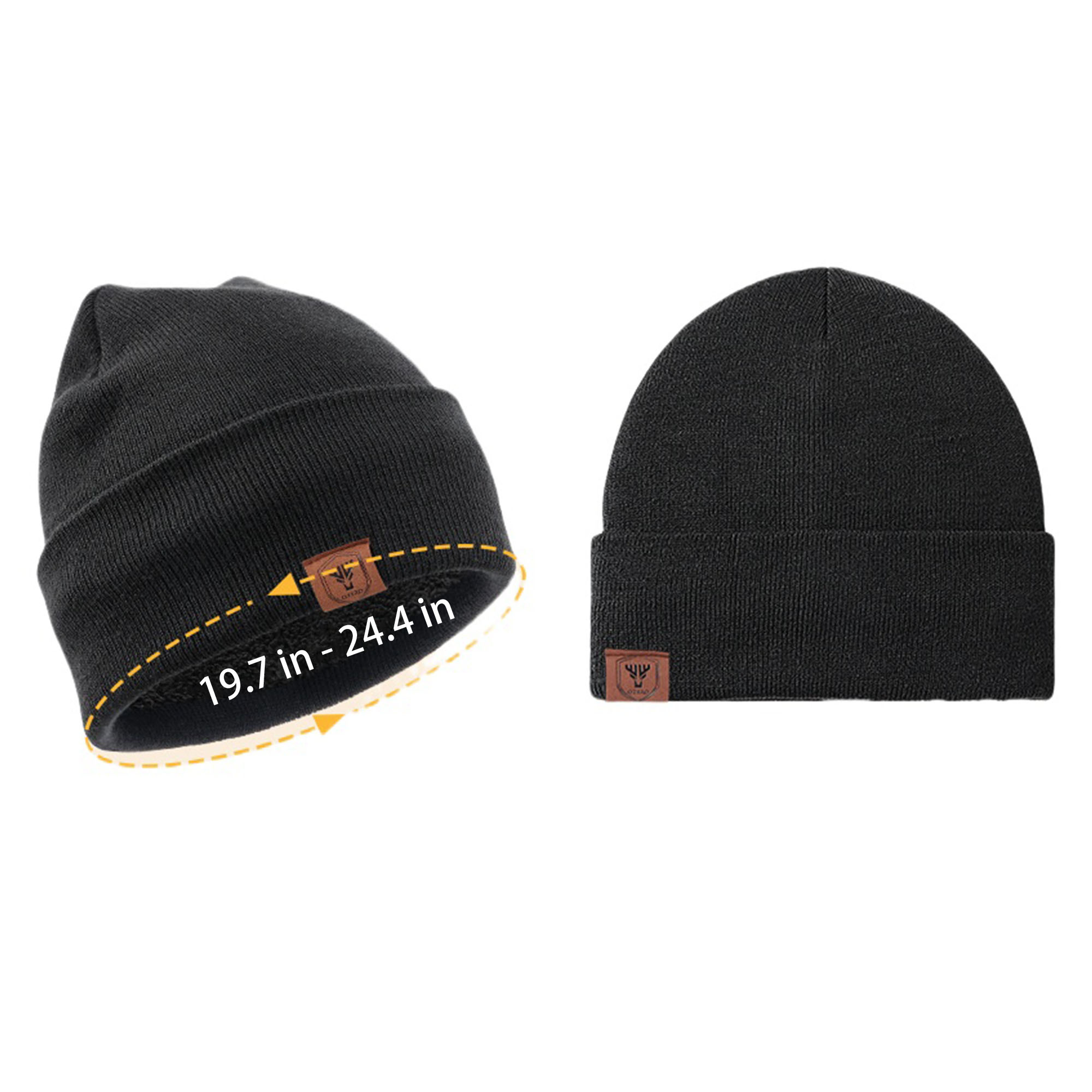 Unisex Knit Acrylic Winter Beanie Hats Cap 2