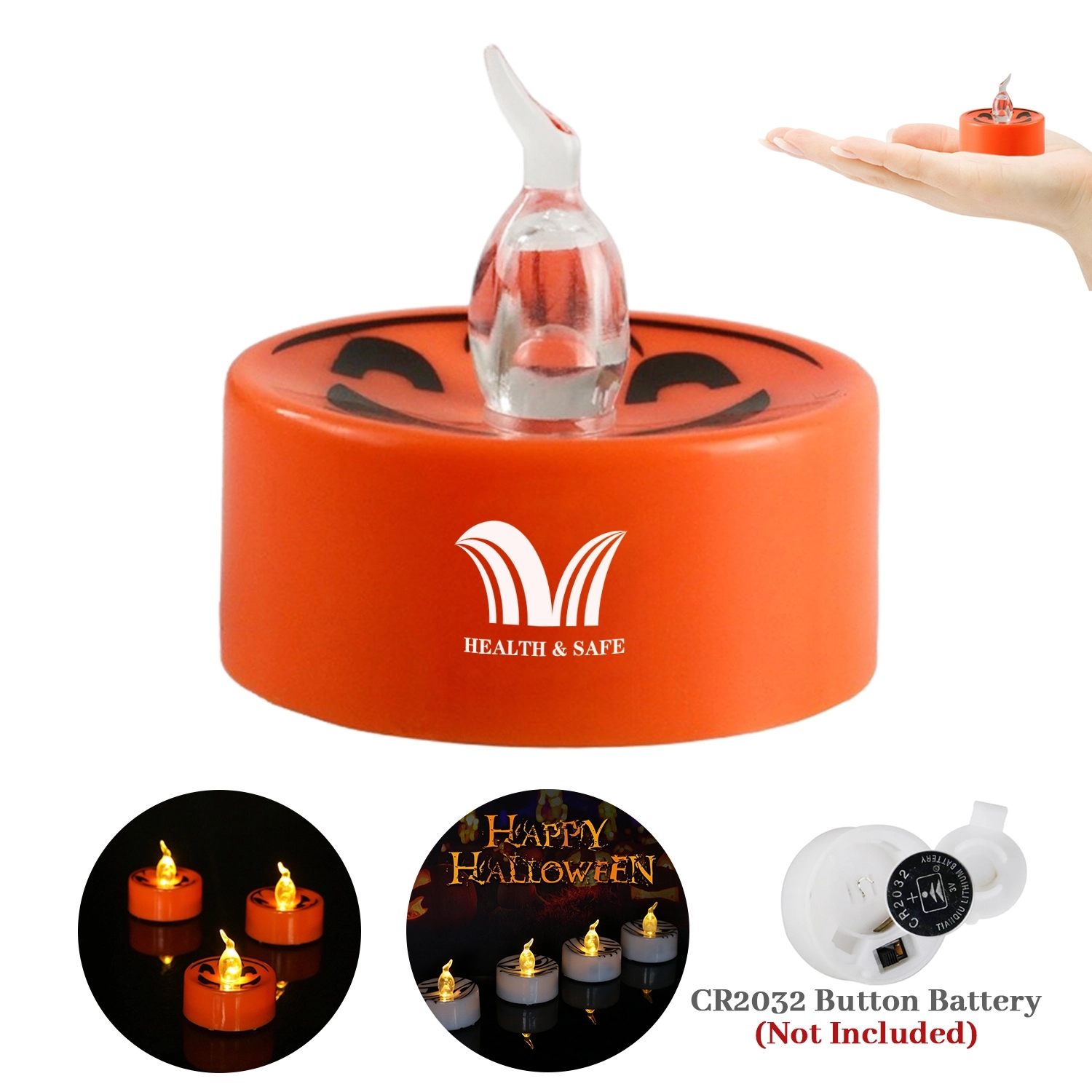 Halloween Plastic LED Candle Light 2