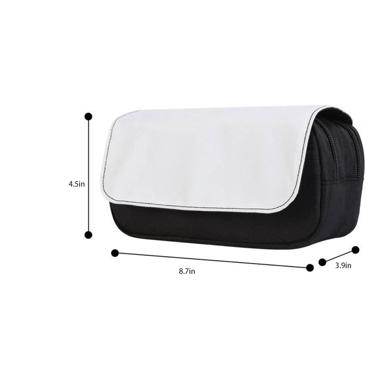 Student Polyester Flap Pencil Case 8