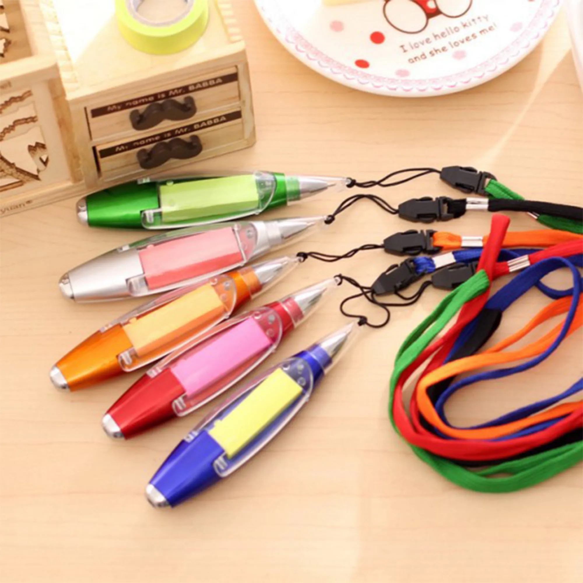 Pen With Notepad And Lanyard 2