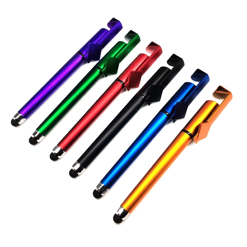 Plastic Pens with Touch Screen Stylus and phone holder 1