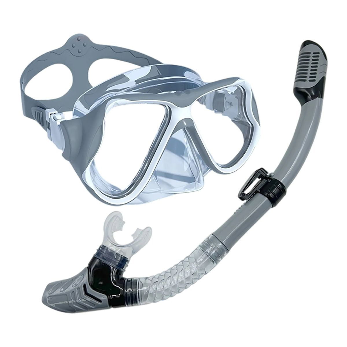 Lightweight Plastic Snorkel Set for Underwater Adventure 4