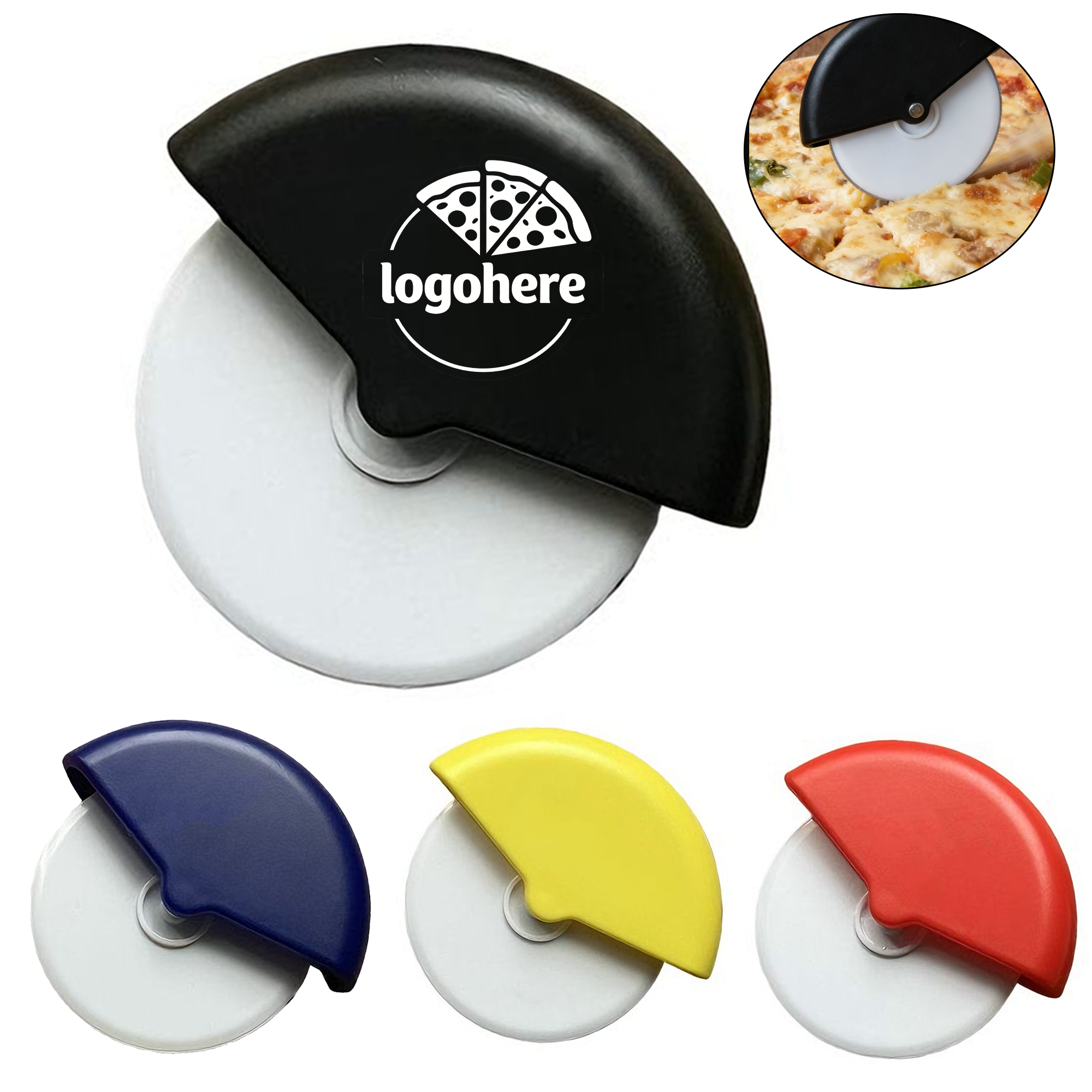 Personalized Pizza Cutter with Detachable Blade 2