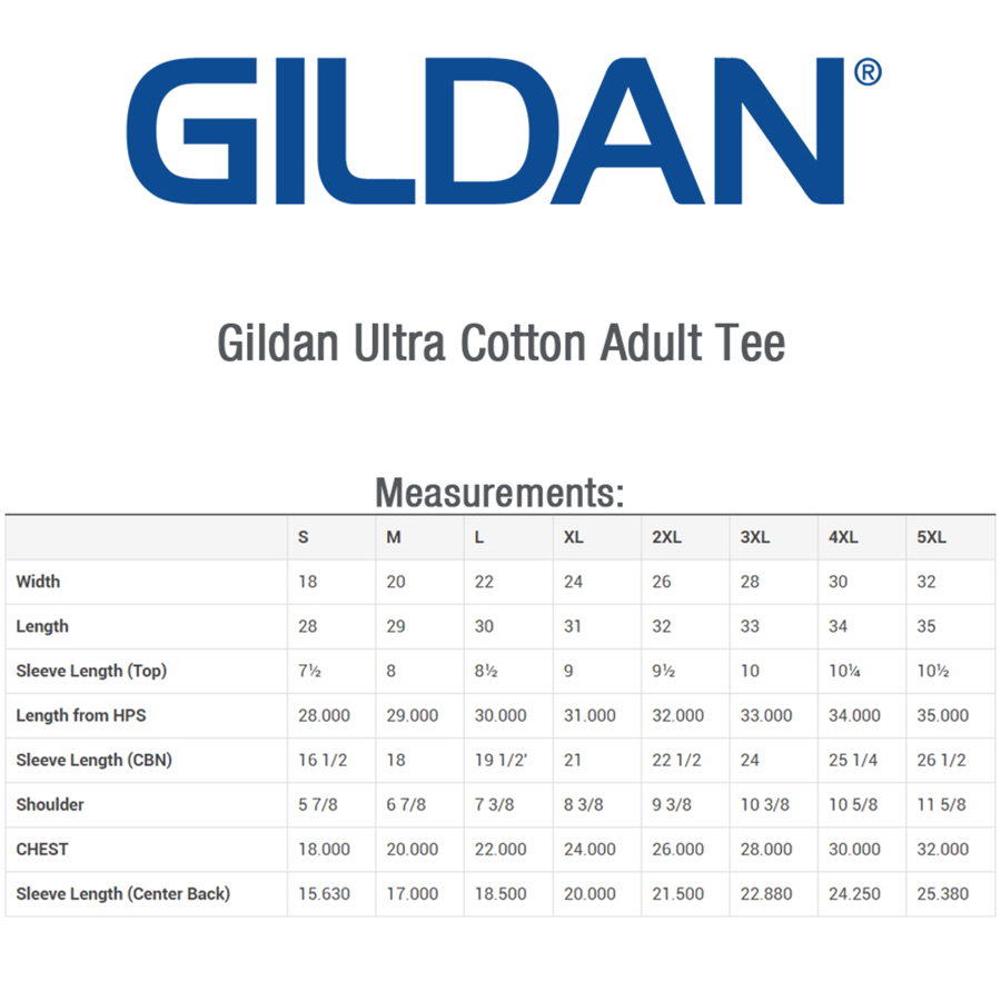 Gildan Ultra Cotton T-Shirt 6.1 oz 20