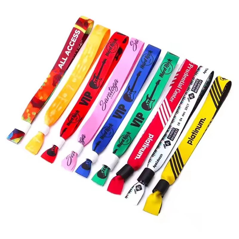 1/2" Sublimated Wristbands W/ Locking Bead 4