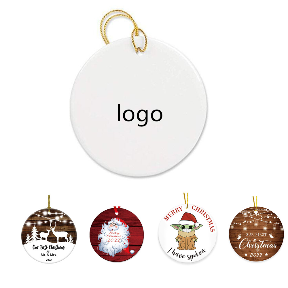 3"Ceramic Christmas Ornament 2