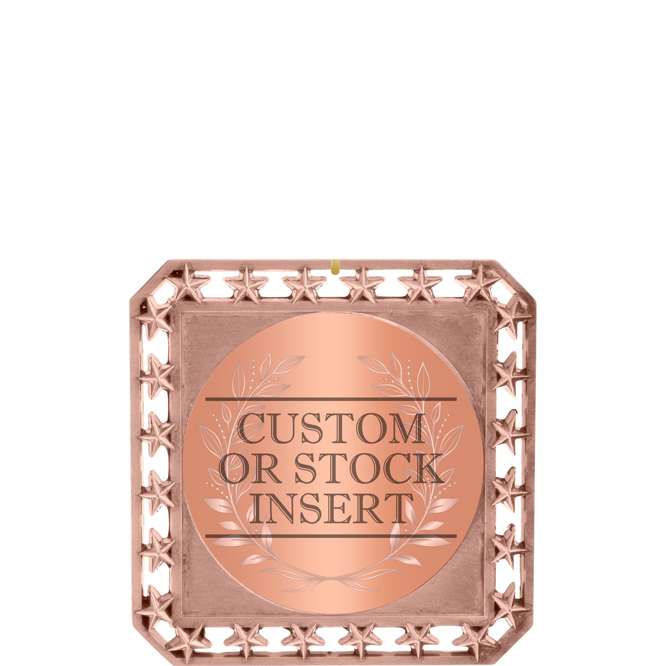 Exclusive Square Medal With Insert 2