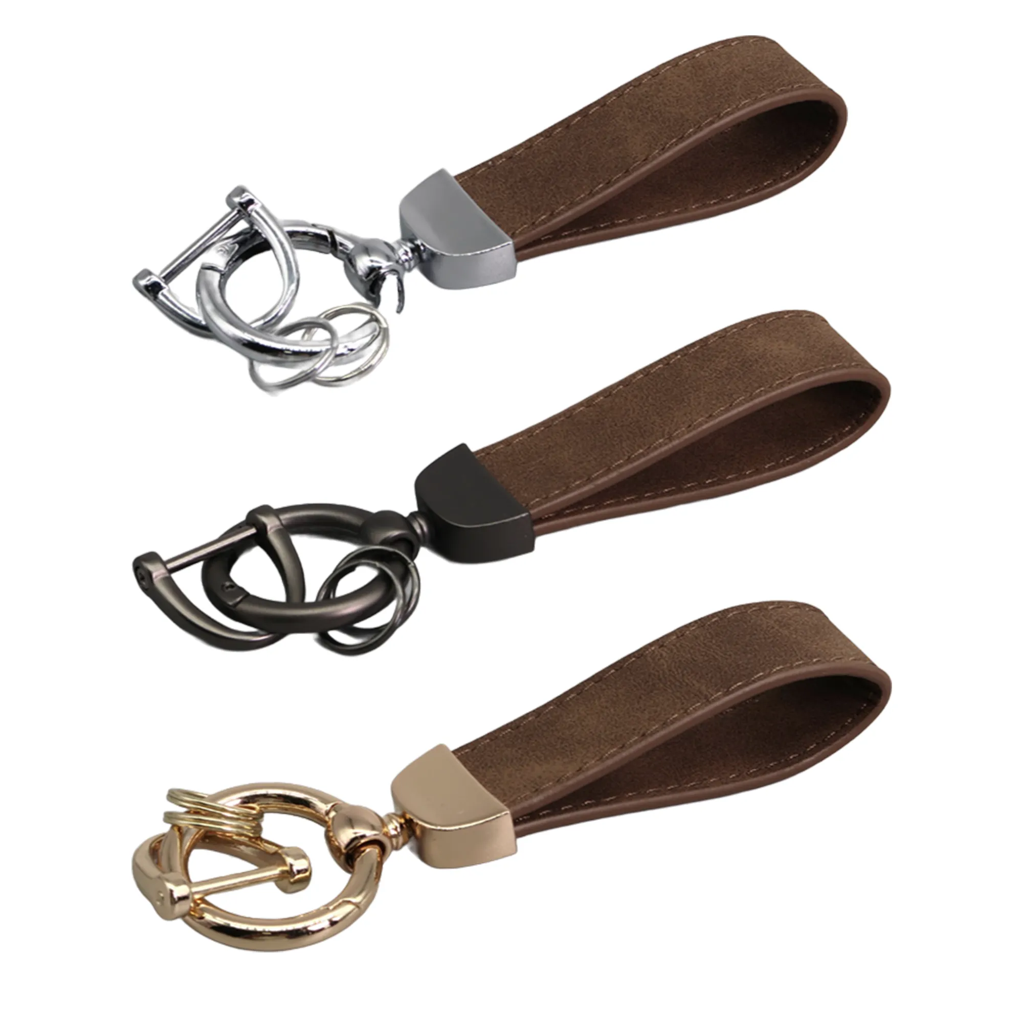 Cowhide Alloy key Chain 3