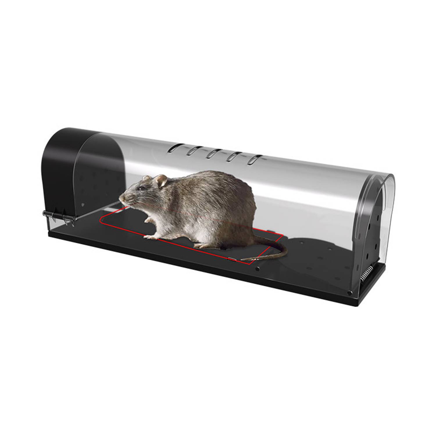 ABS Mouse Trap Bait Automatically Capture 4