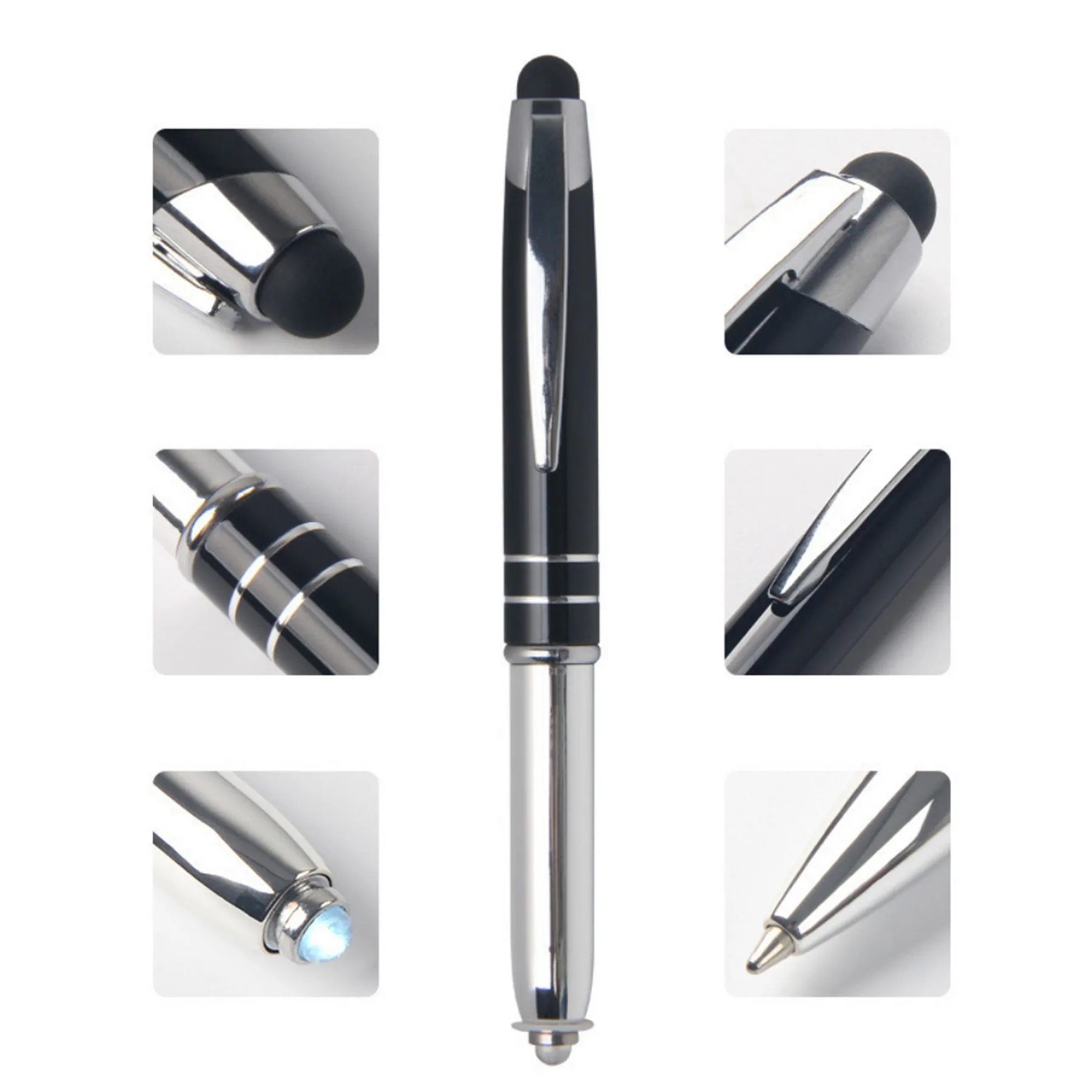 L.E.D. Light & Aluminum Ballpoint Pen 5