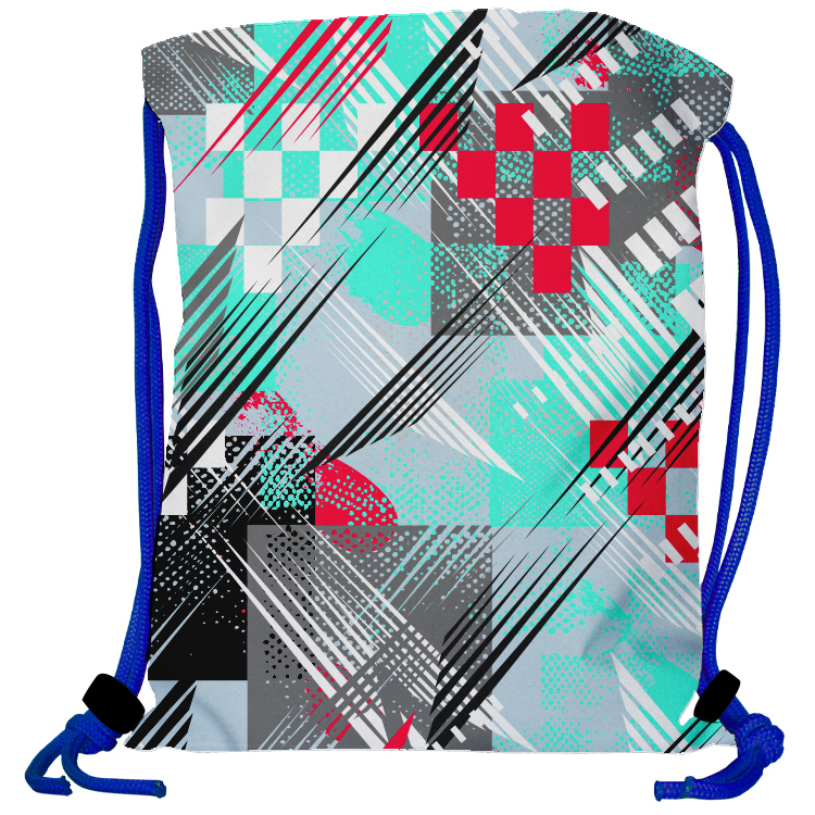 Super Drawstring Pack (Two side Imprint)-Royal Heavy Rope 6