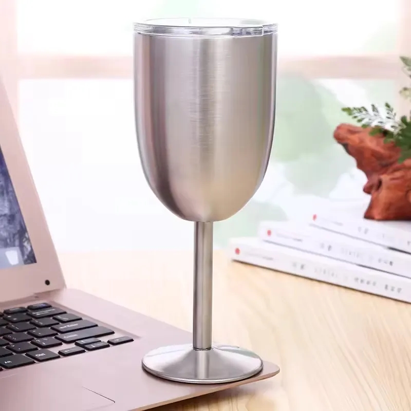 Premium Steel Wine Glasses 1