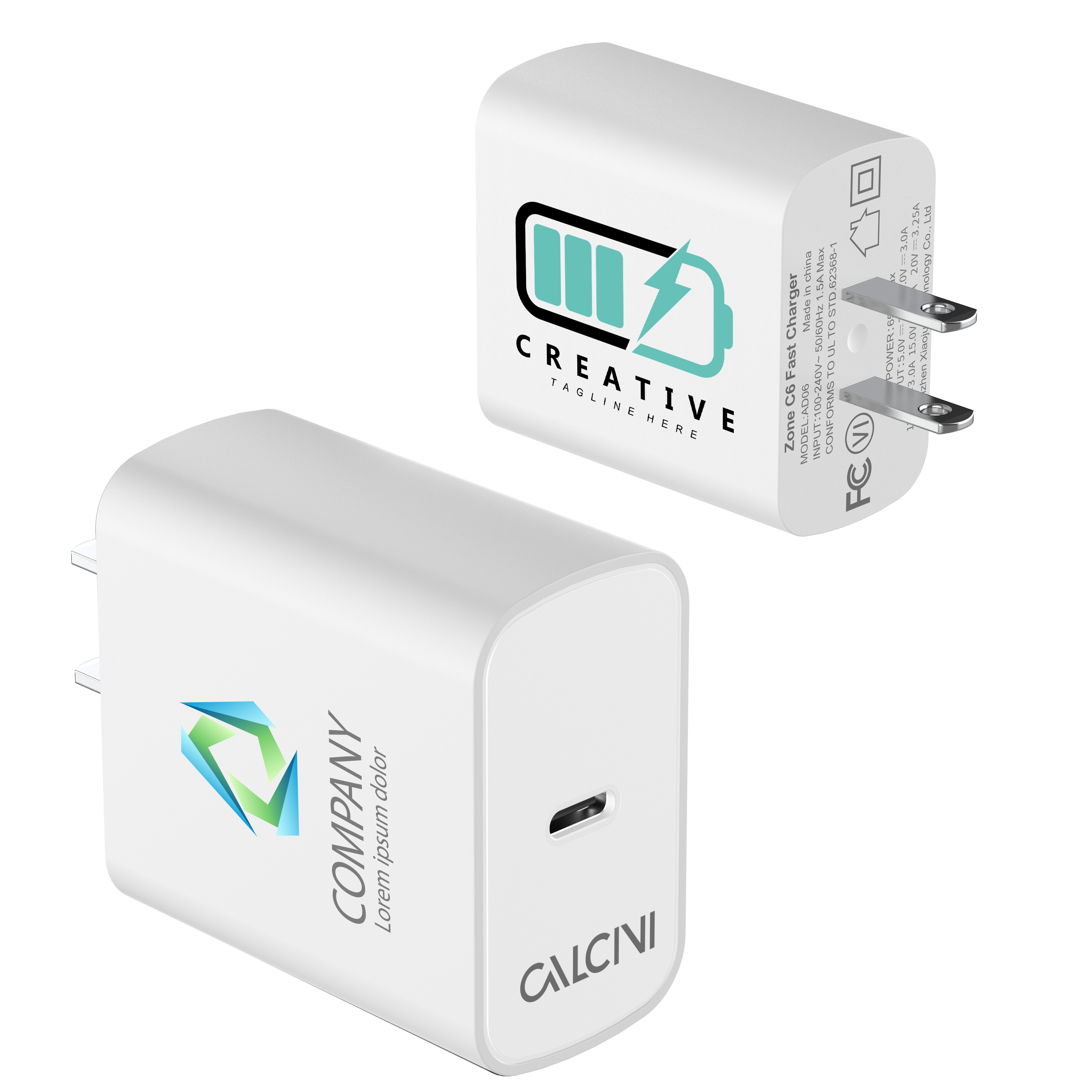 Calcini GaN 65W USB-C Laptop Charger 6