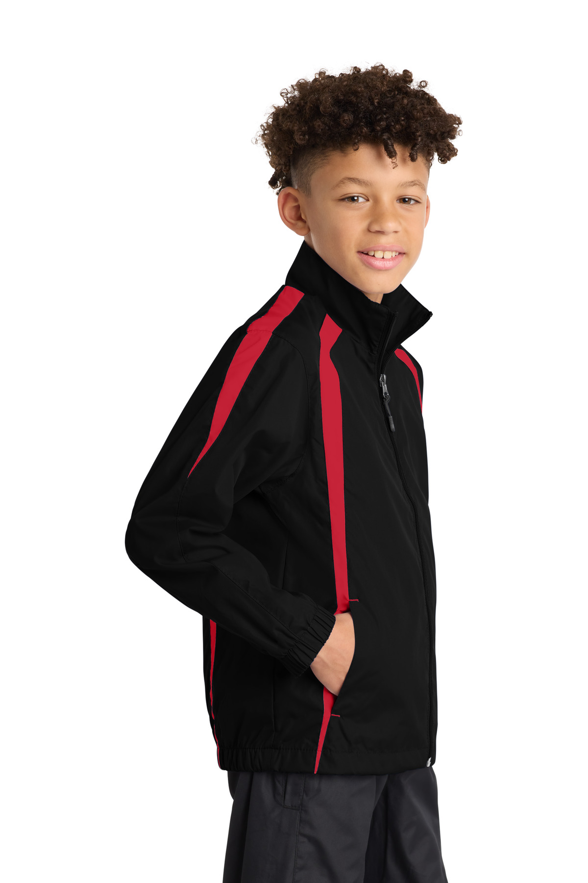 Sport-Tek Youth Colorblock Raglan Jacket. YST60 25