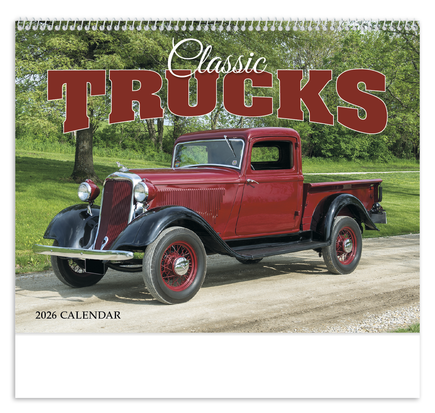 HotLine® Products Classic Trucks Appointment Calendar - Spiral 3