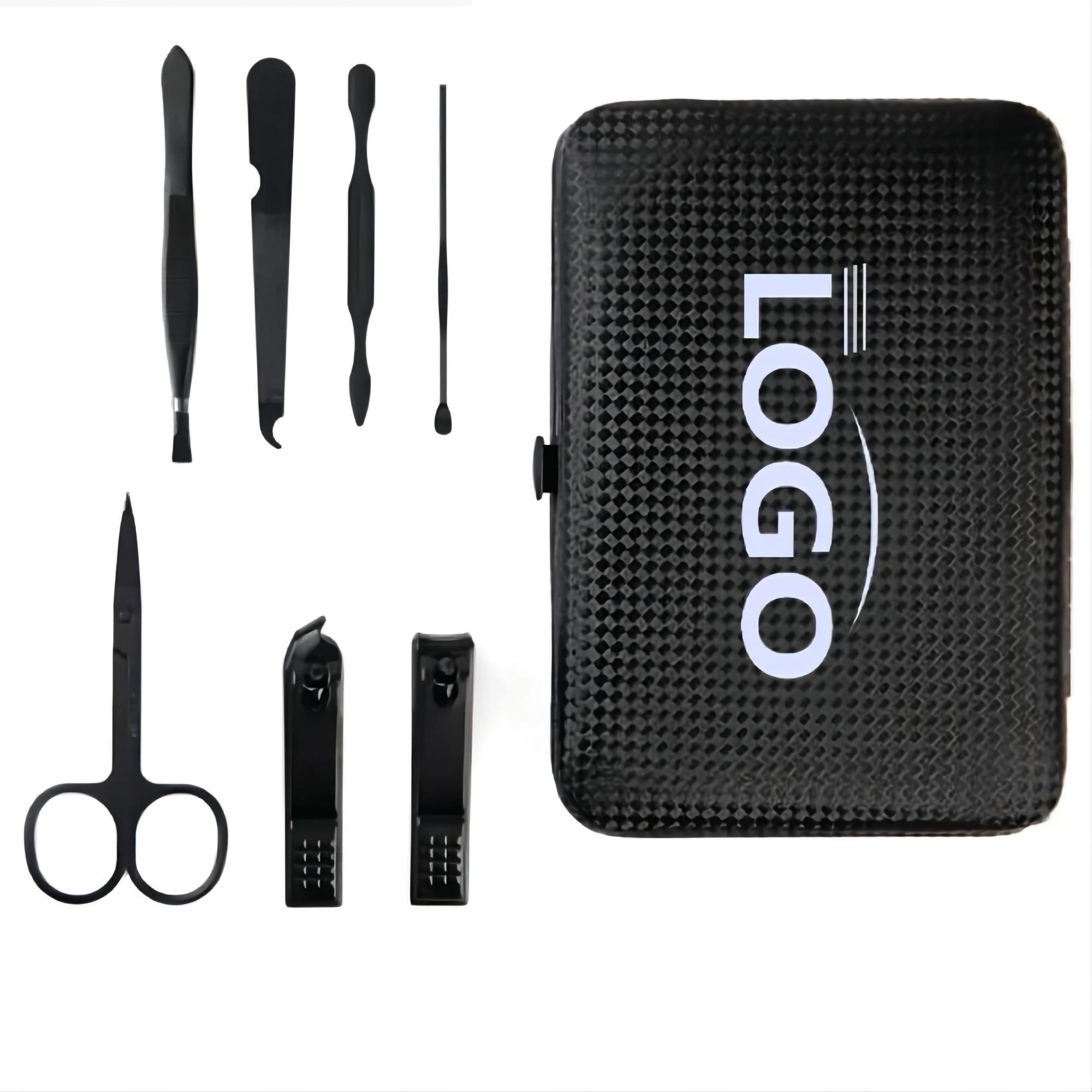 Custom Logo 7 in 1 Make Up Manicure Set MOQ 100PCS 3