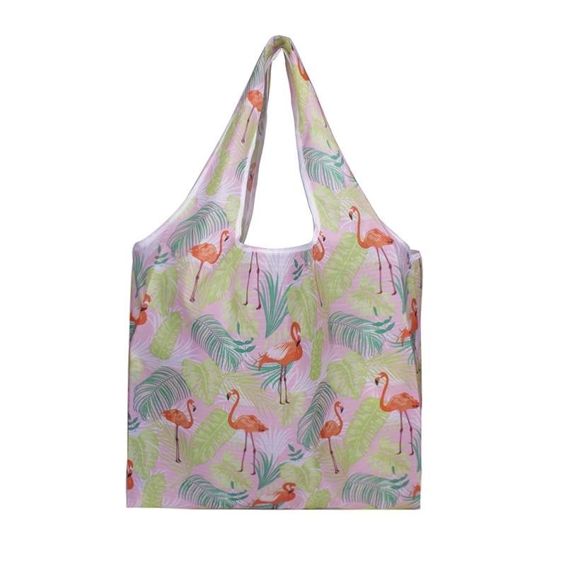 Custom 210D Rip-Stop T-Shirt Style Foldable Bag 13