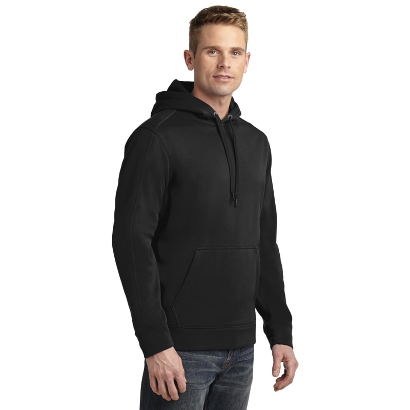 Sport-Tek Repel Fleece Hooded Pullover. 6