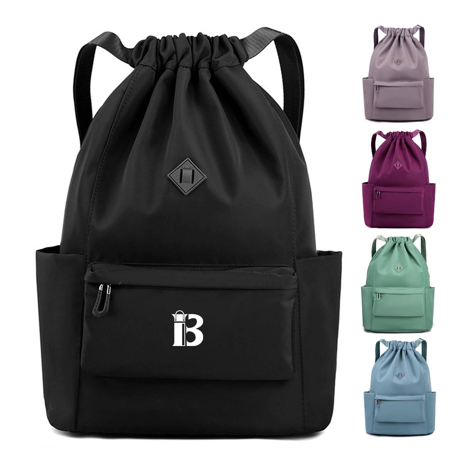 Water-Resistant Drawstring Backpack 5