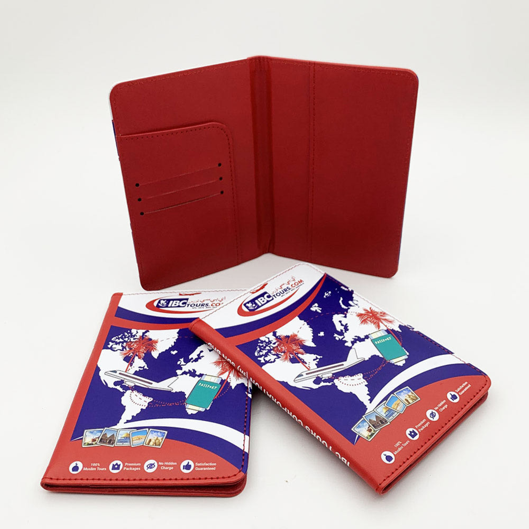 Full Color PU Leather Passport Holder 2