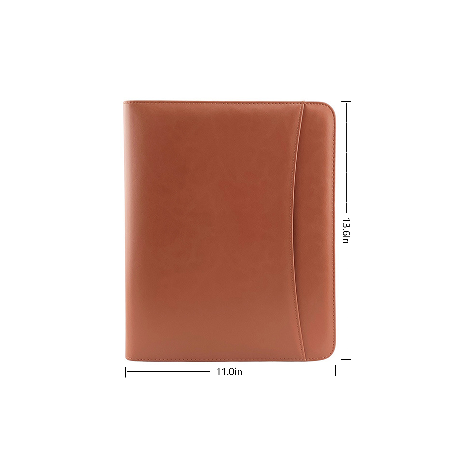 Multifunctional Leather Zipper Business Folder 2