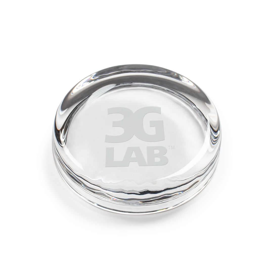 Flat Round Paperweight 1