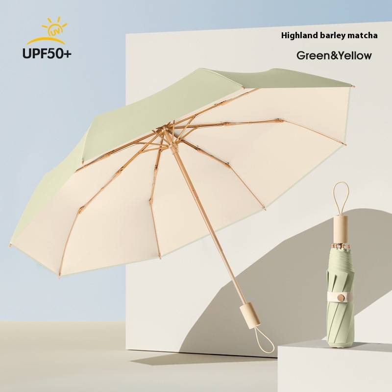 8-Bone Windproof Simple Rain And Light Dual-Use Umbrella 8