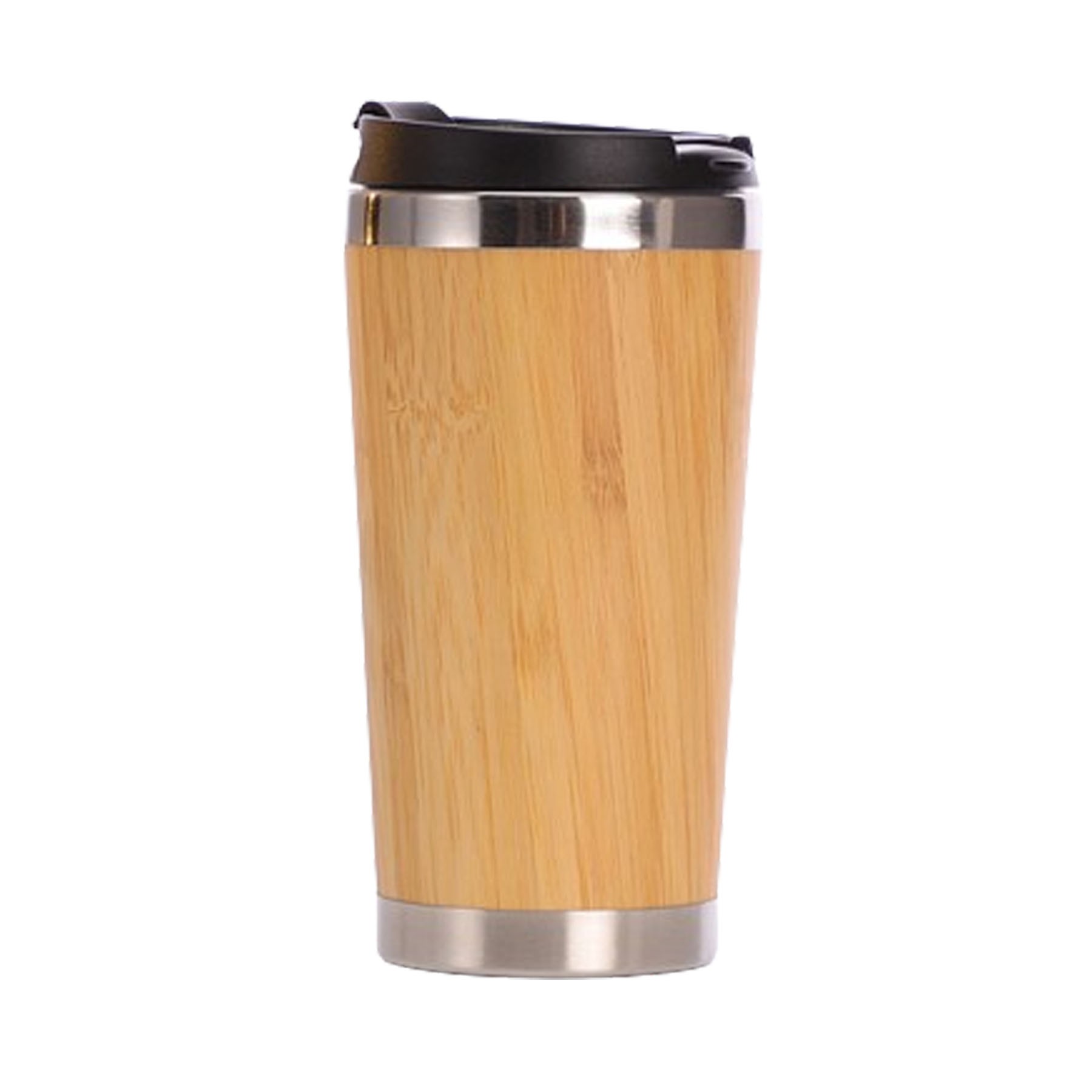Stainless Steel Bamboo Insulation Coffee Cup 2