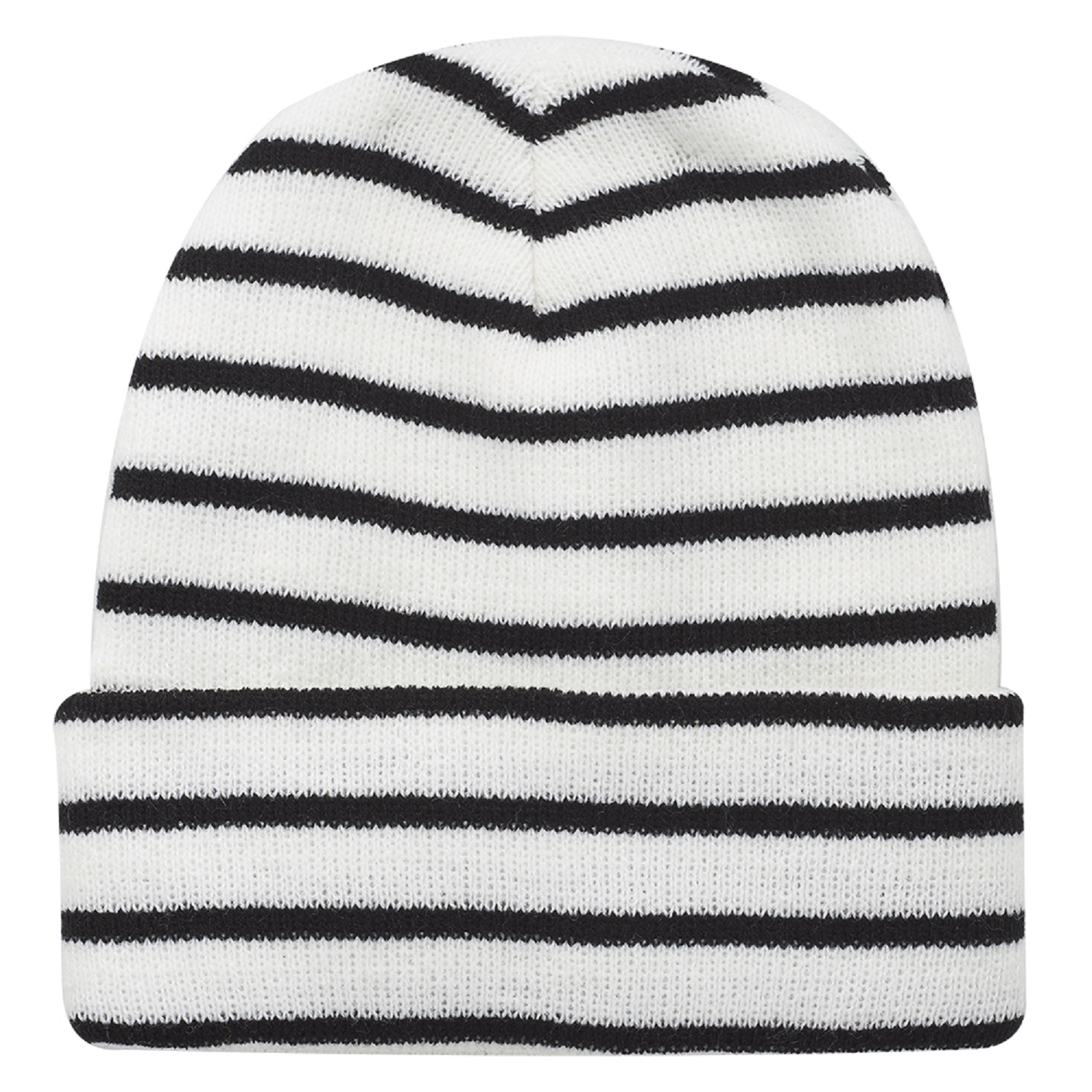 Striped Acrylic Knitted Beanie 5