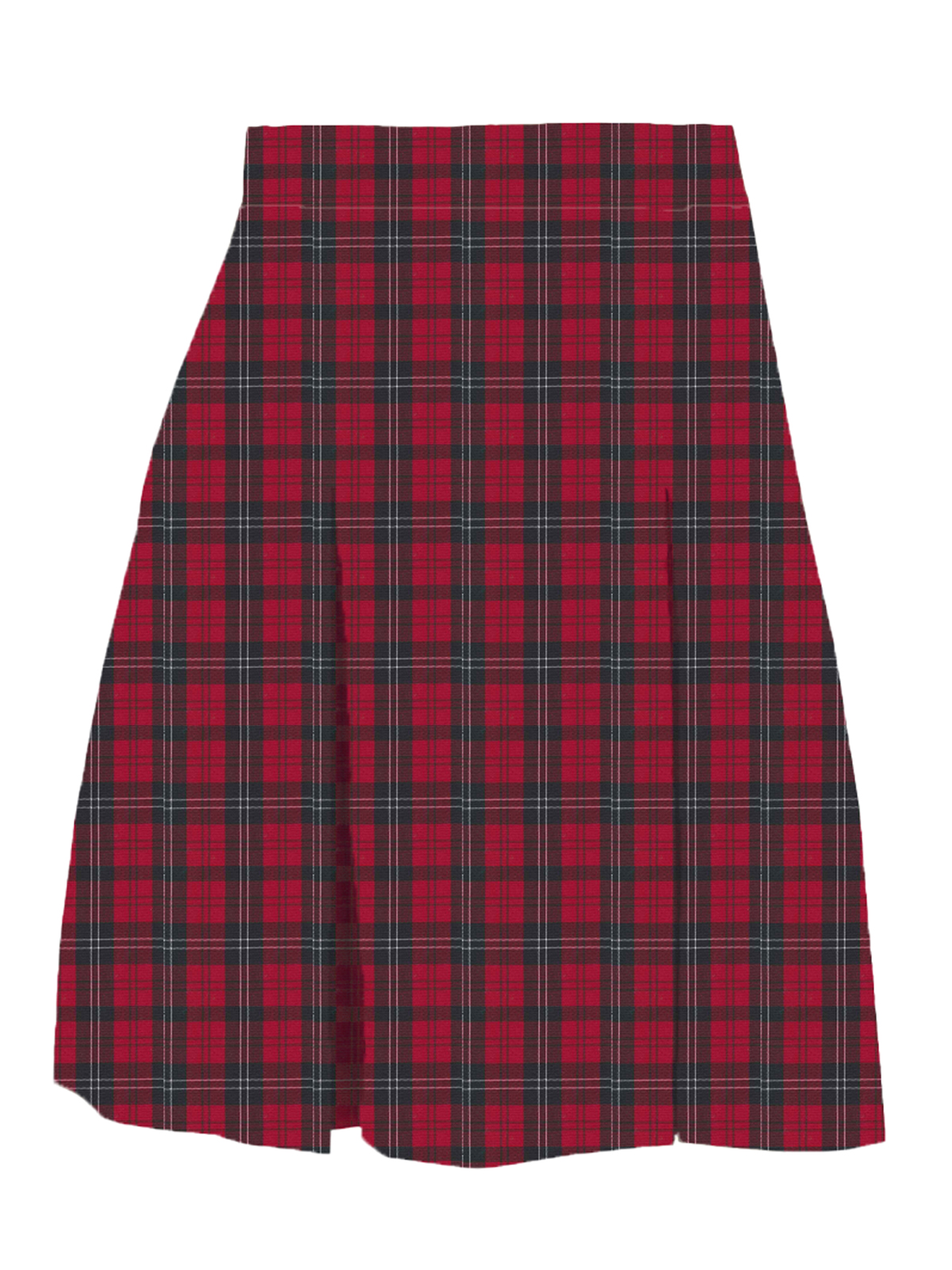 A+ Uniforms - Girls' Model 34 Polyester Plaid Skirt 20