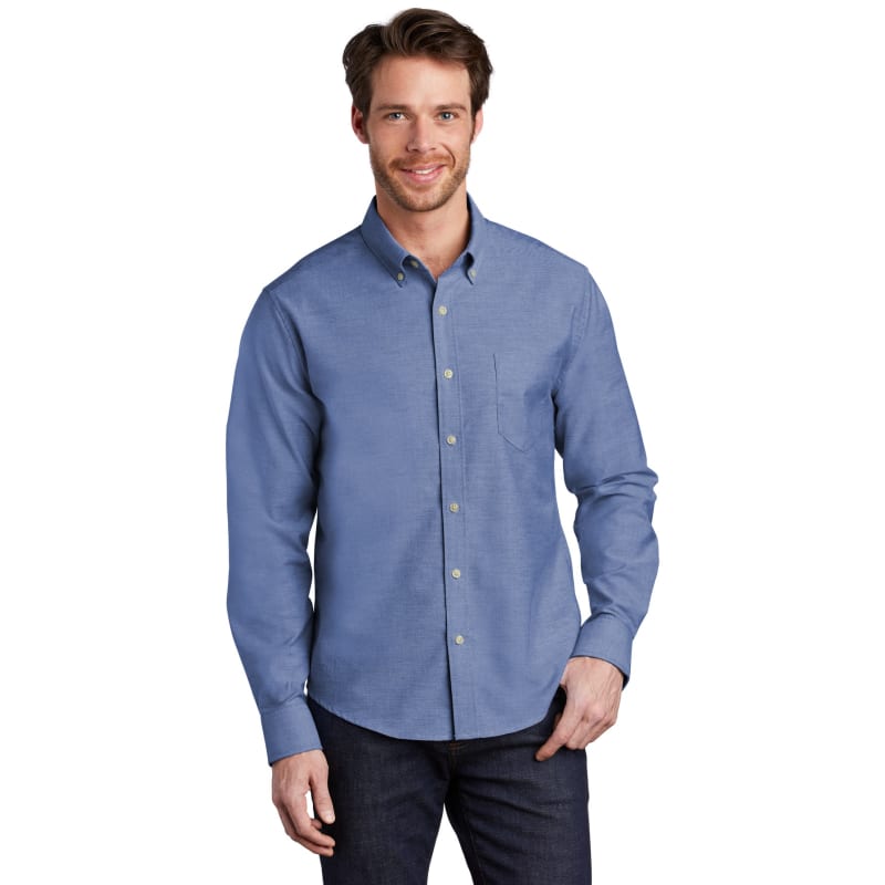 Port Authority Untucked Fit SuperPro Oxford 16