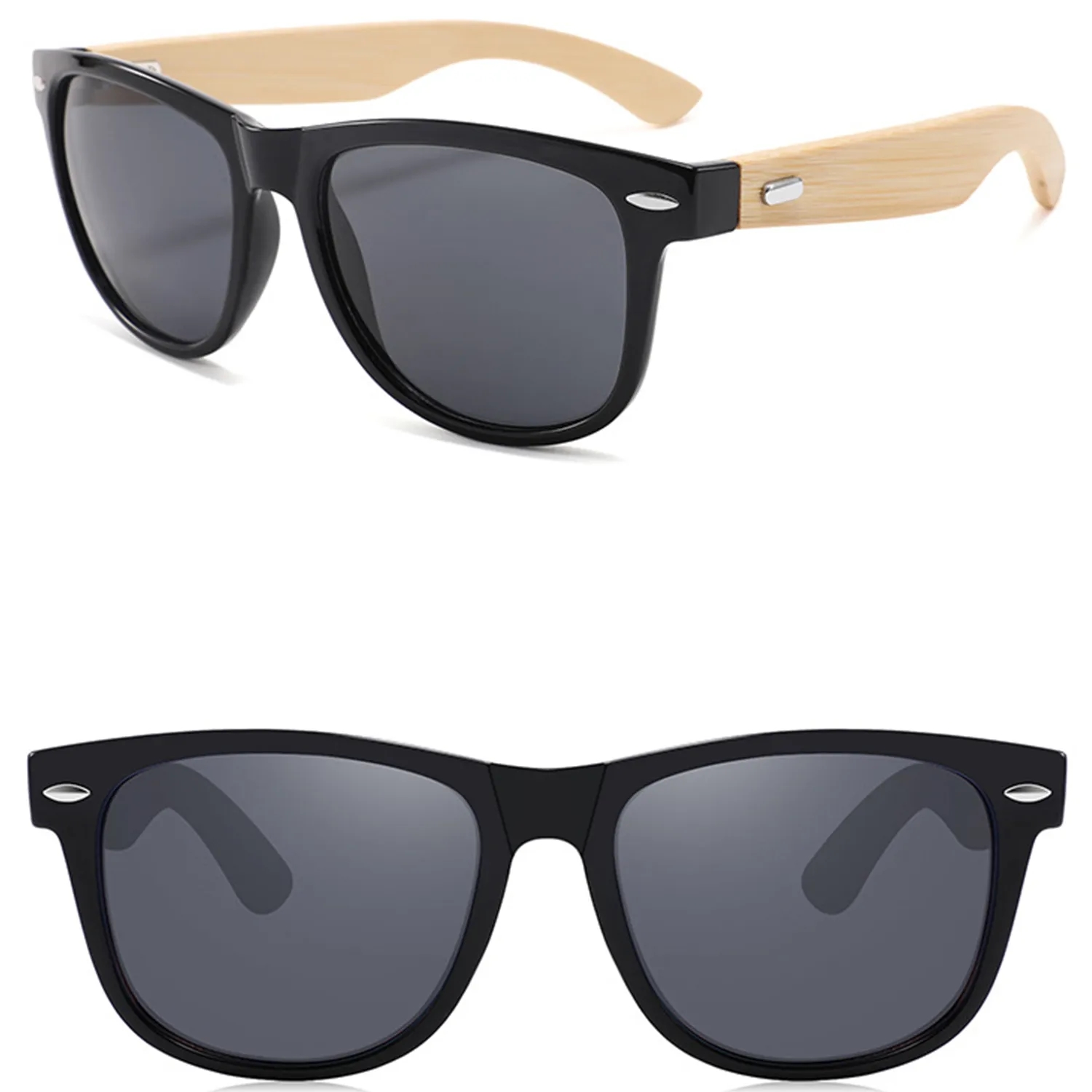 Polarized Wood Glasses Men Wooden Bamboo Sunglasses 1