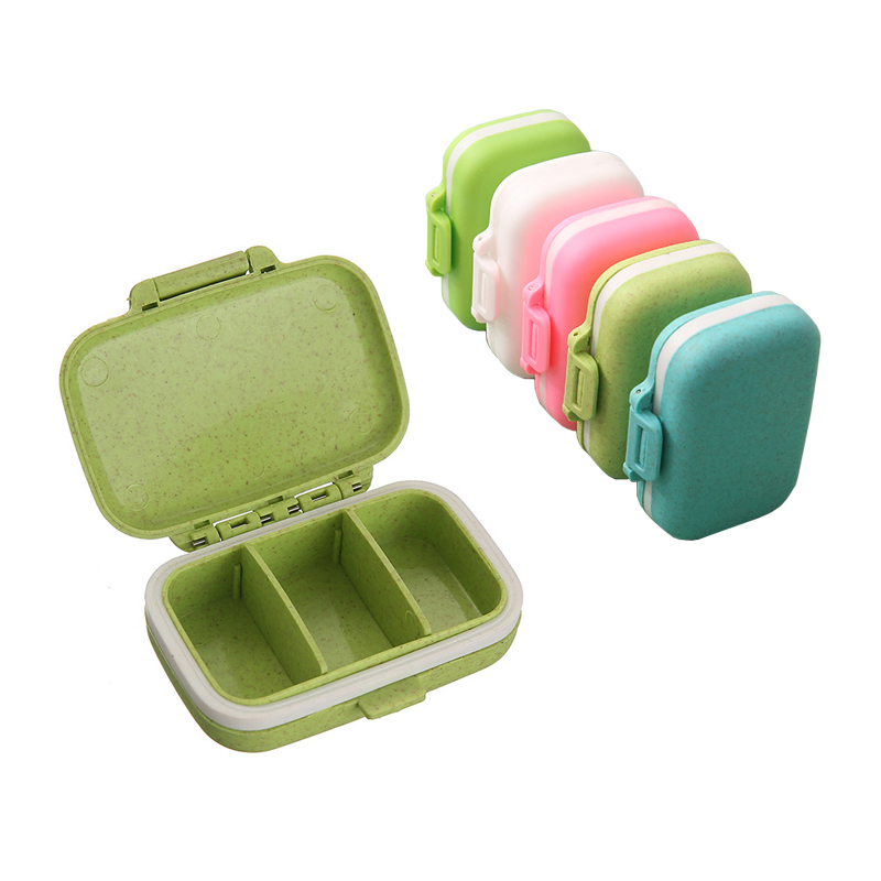 3 Compartments Detachable Pill Box 8