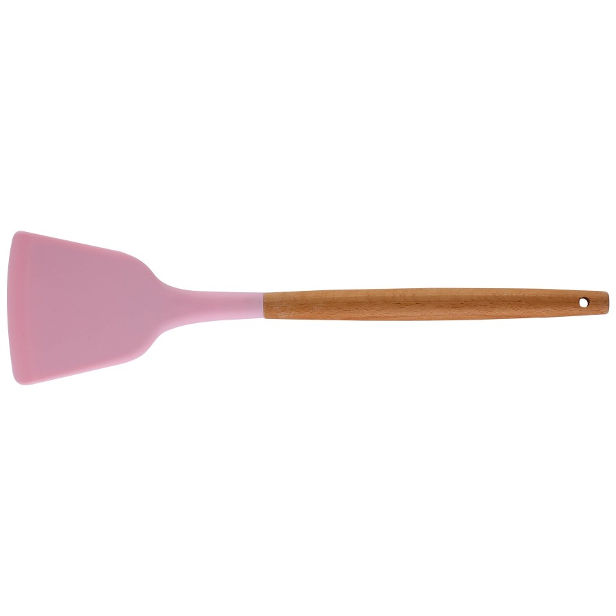 Silicone Cooking Or Serving Utensil With Wooden Handle 18