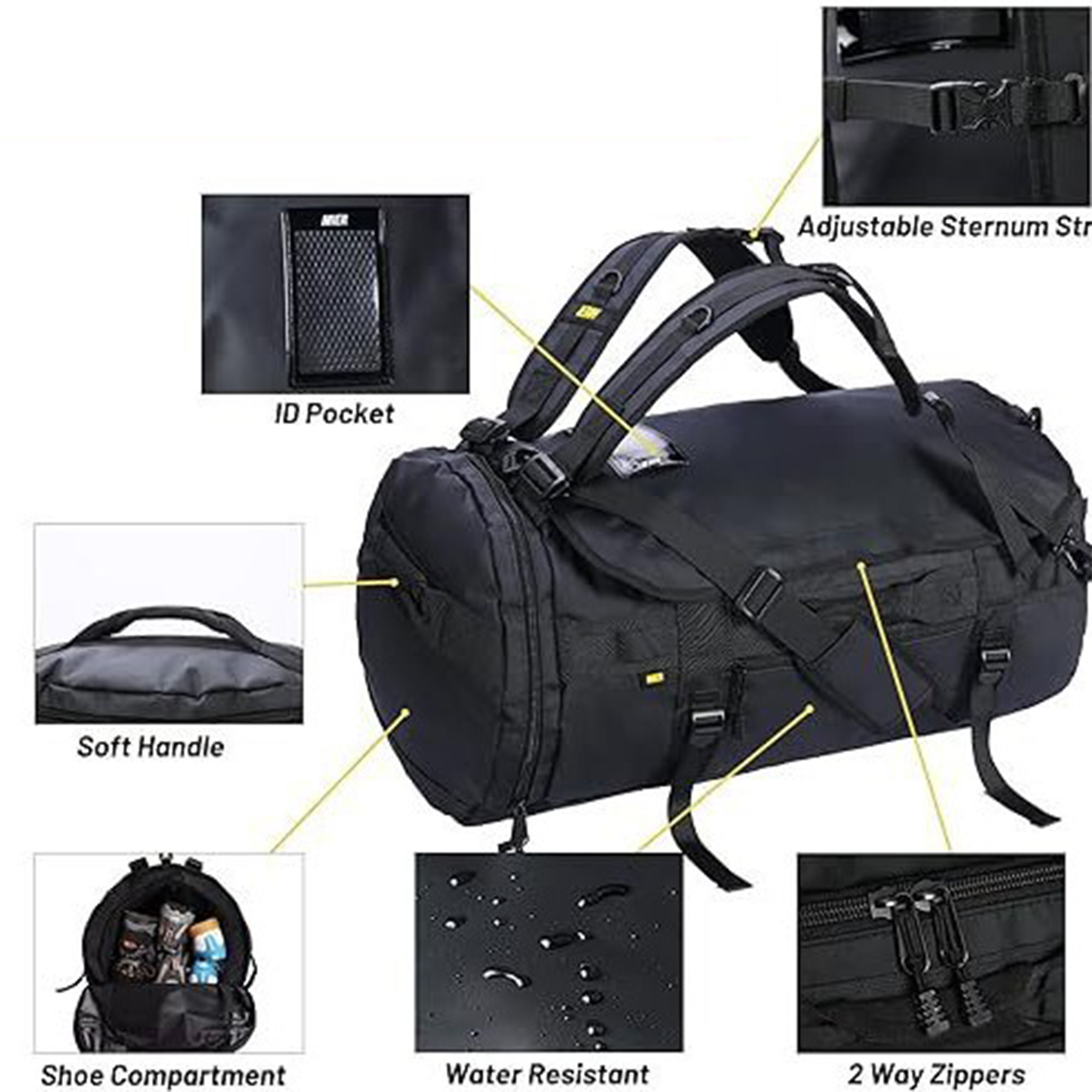 Large Duffel Backpack 2