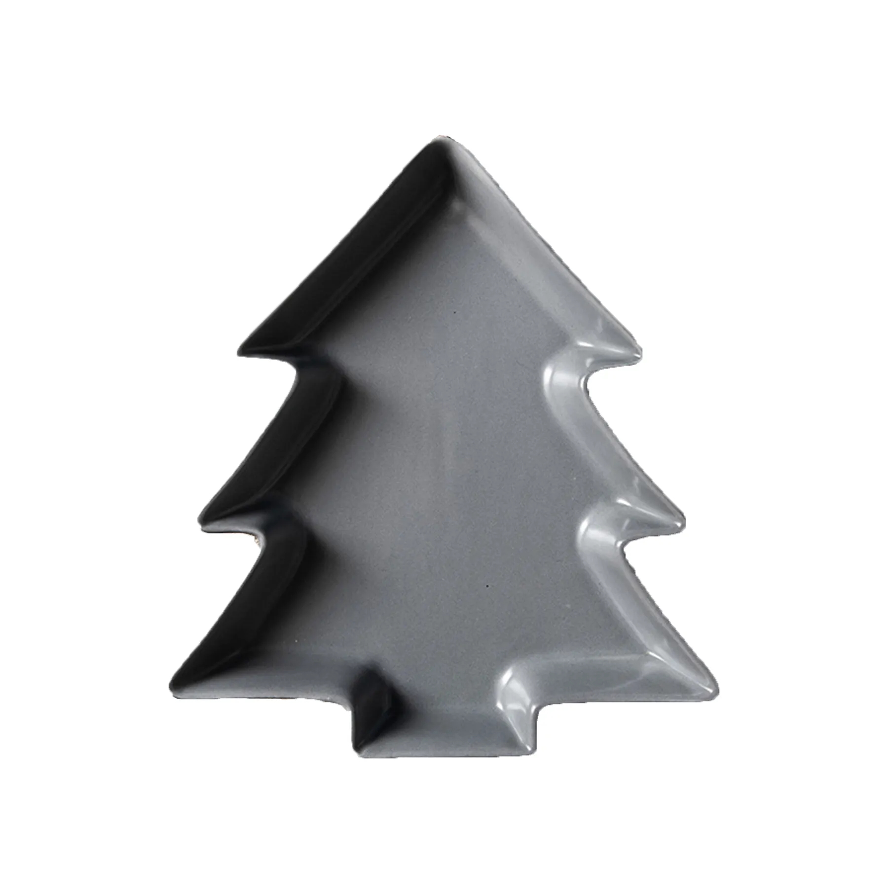 Christmas Tree Shaped Plate Ceramic Dish 5