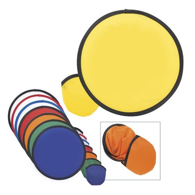 Budget Nylon foldable flying disc With Storage Pouch 2