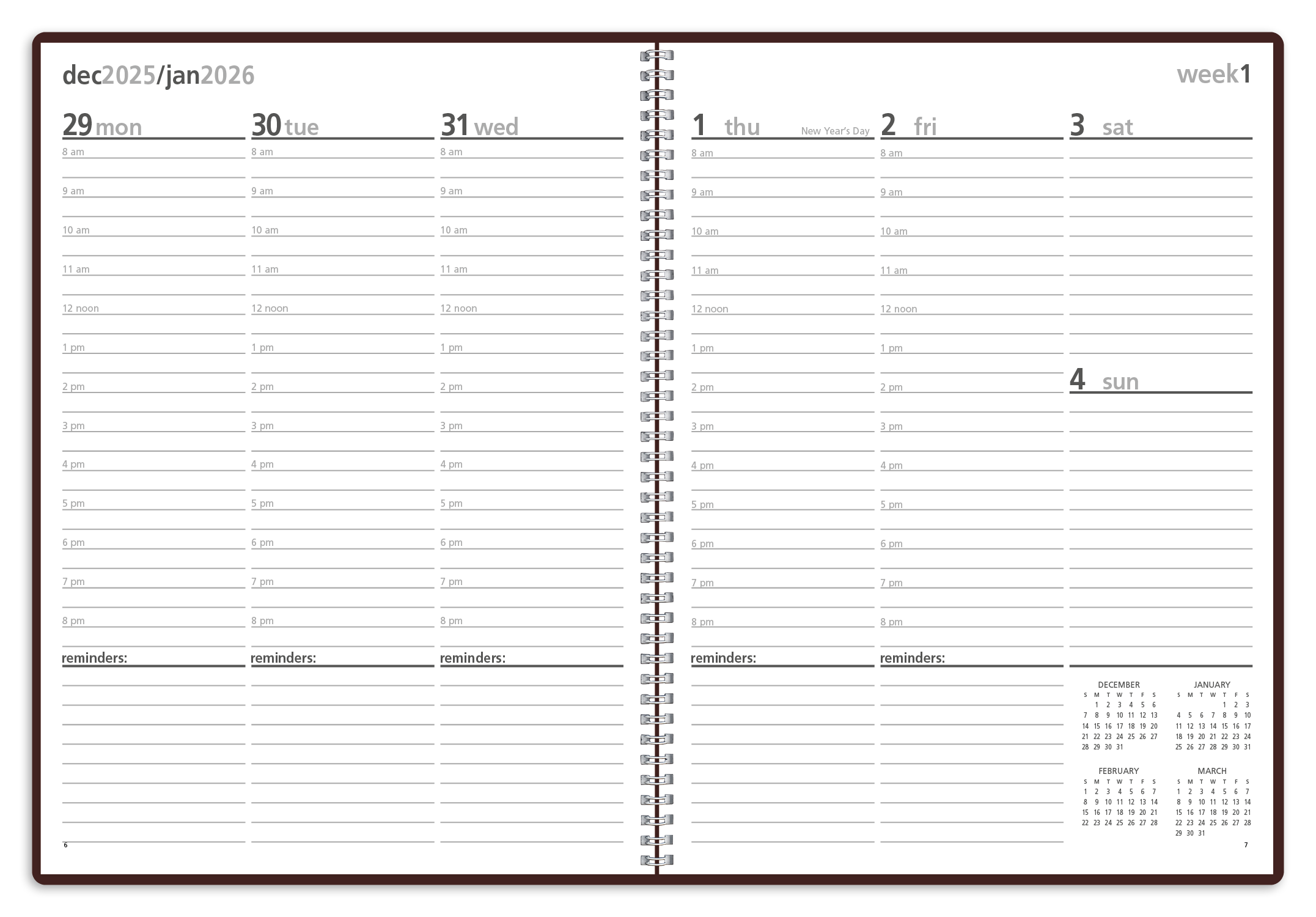 Triumph® Calendars Monthly & Weekly Planner 79