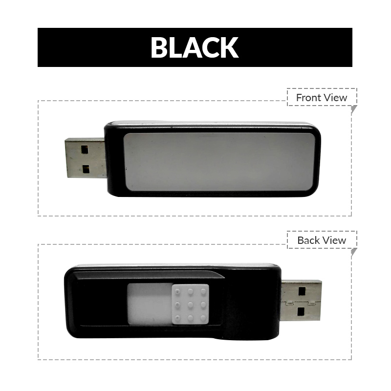 Retractable Light Up Logo USB Flash Drive 3