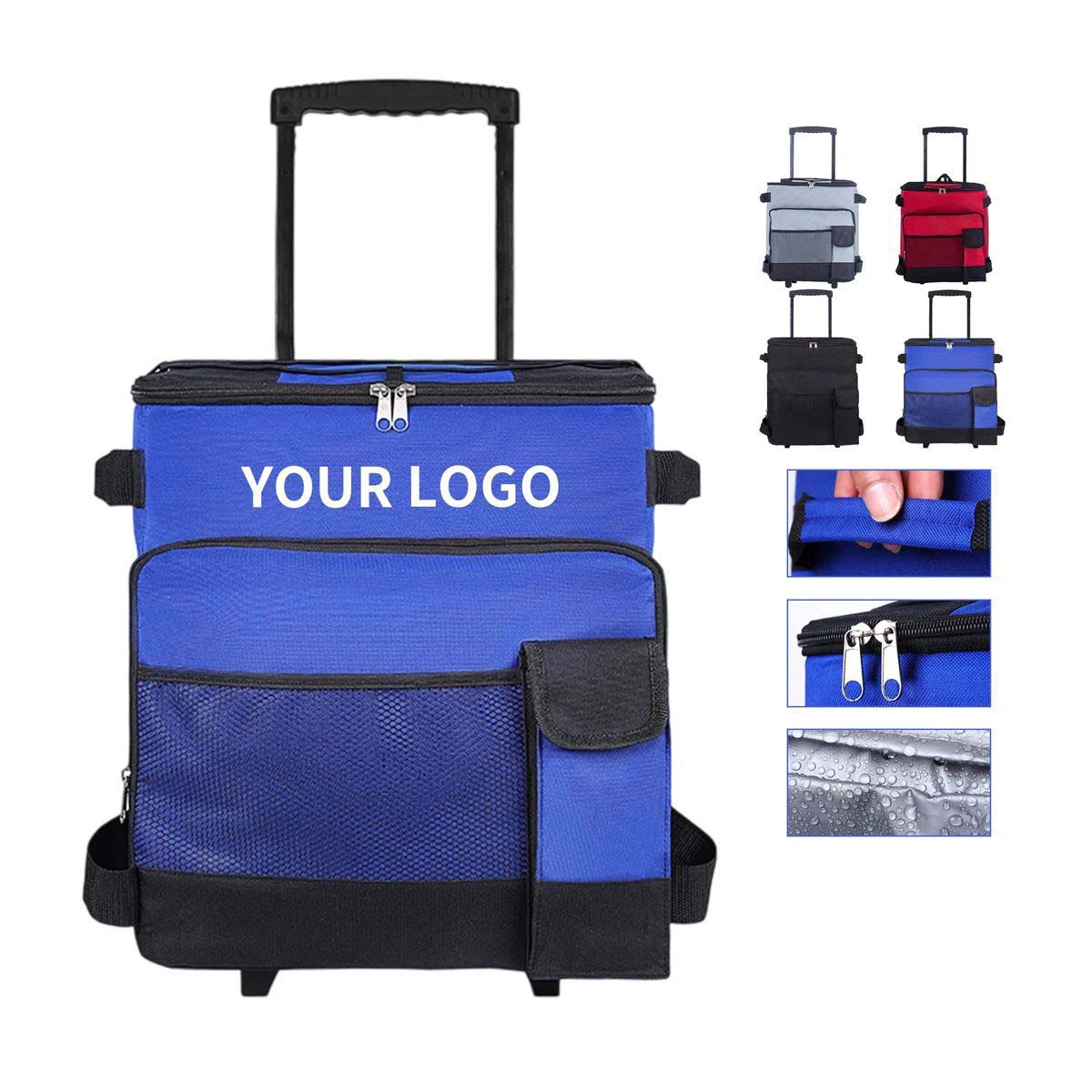Collapsible Rolling Cooler for Camping and Outdoors 3