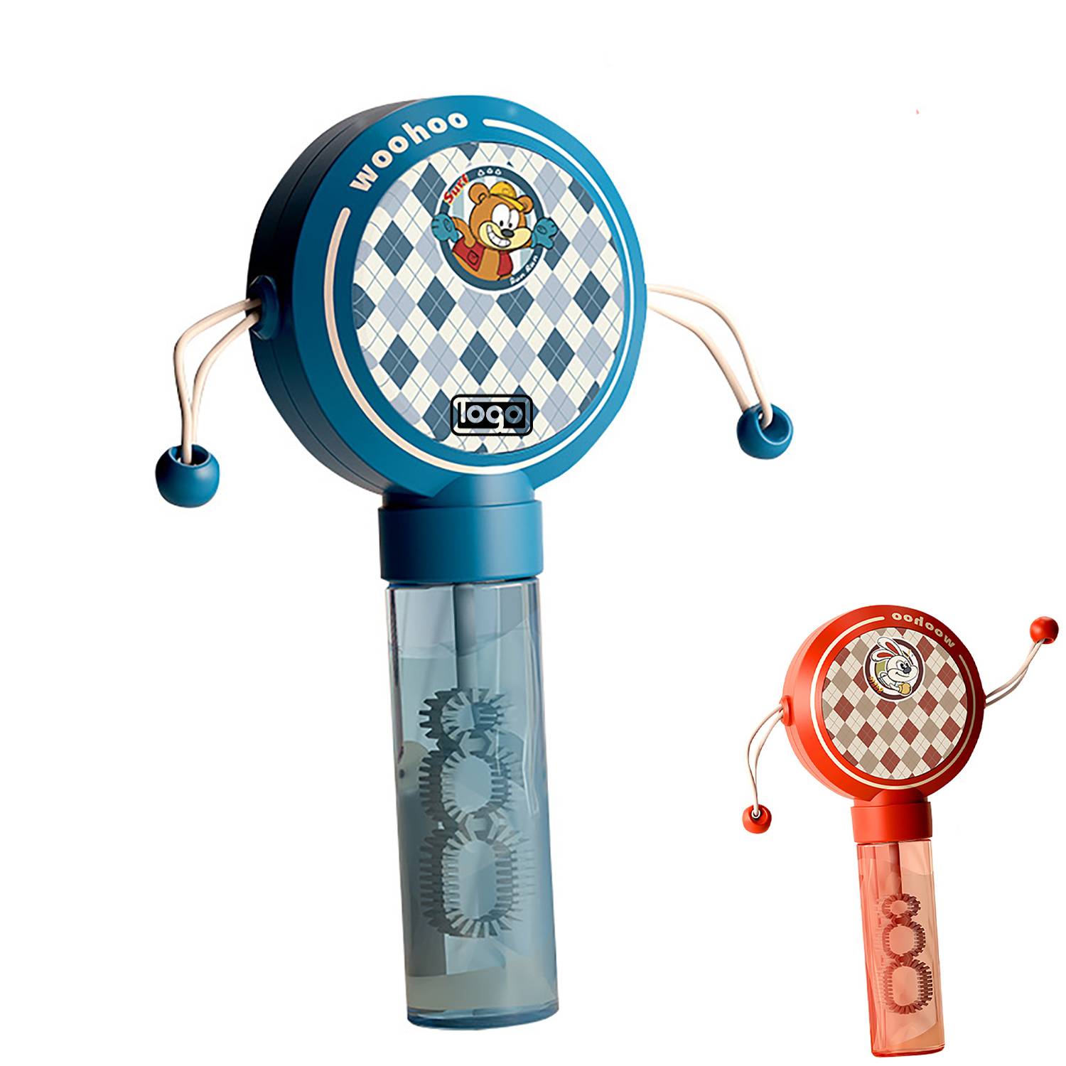 Kids Wave Drum Toy Includes Bubble Solution 3