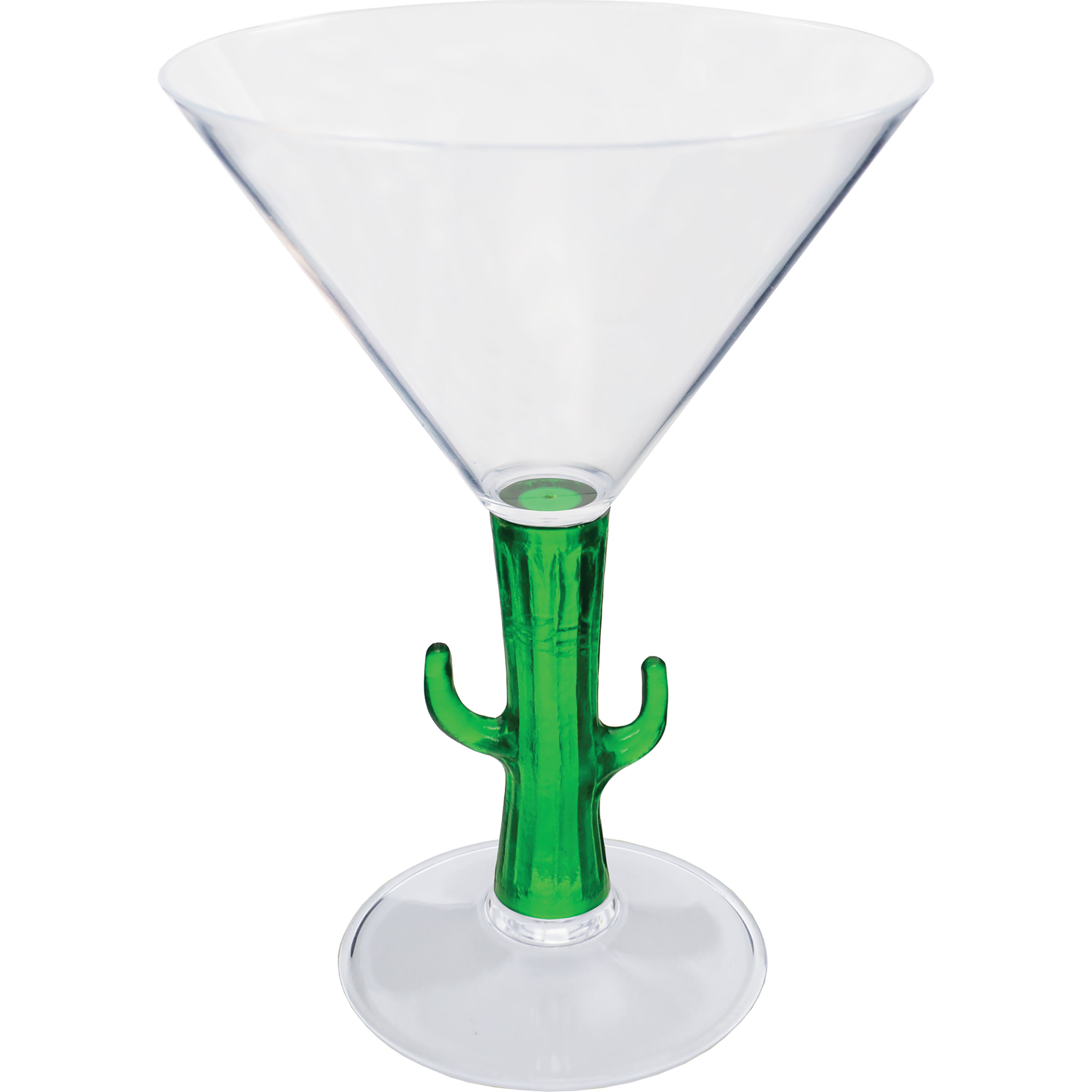 10oz Novelty Stem Plastic Martini Glass 2