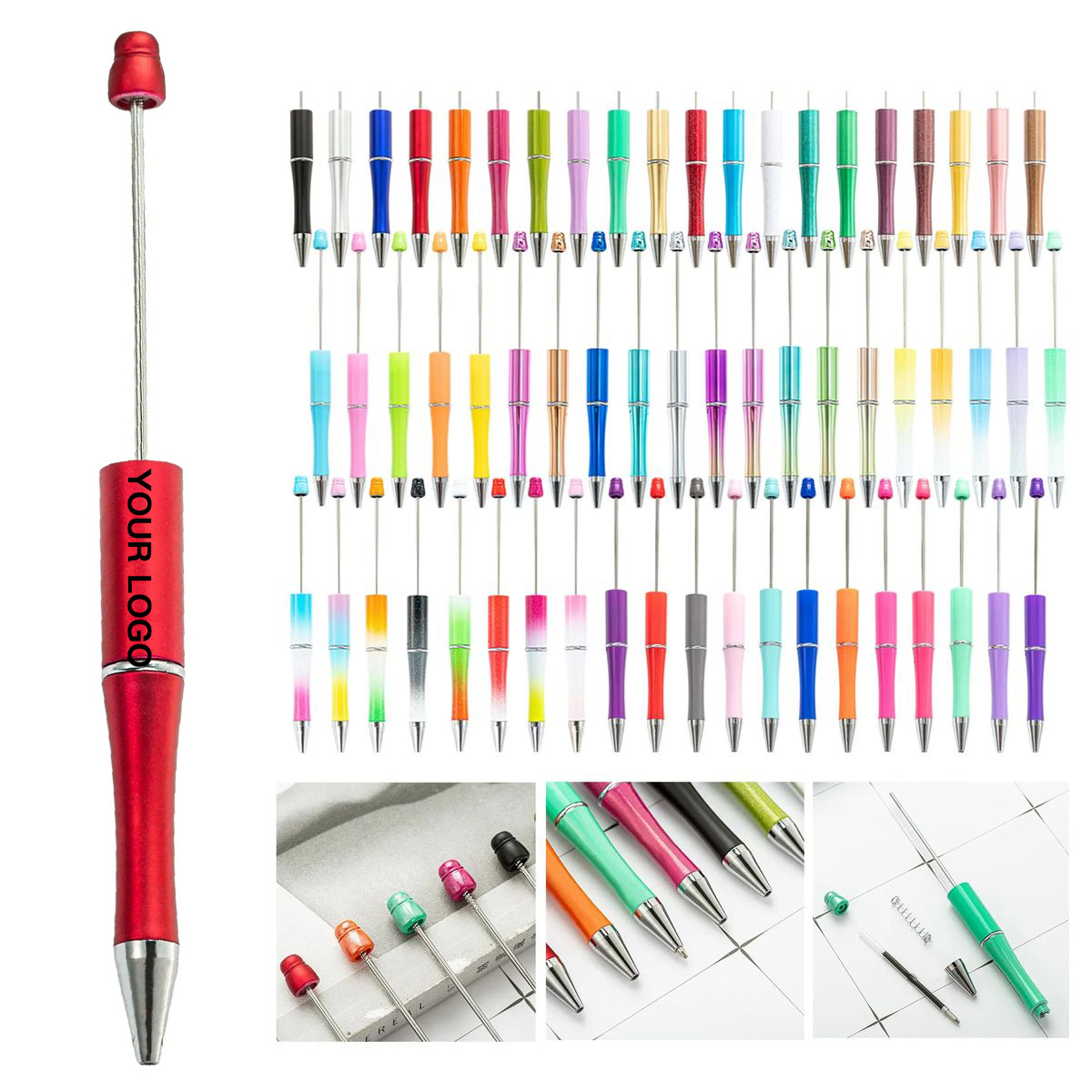 Twist Action Beadable Pen for Daily Use 61