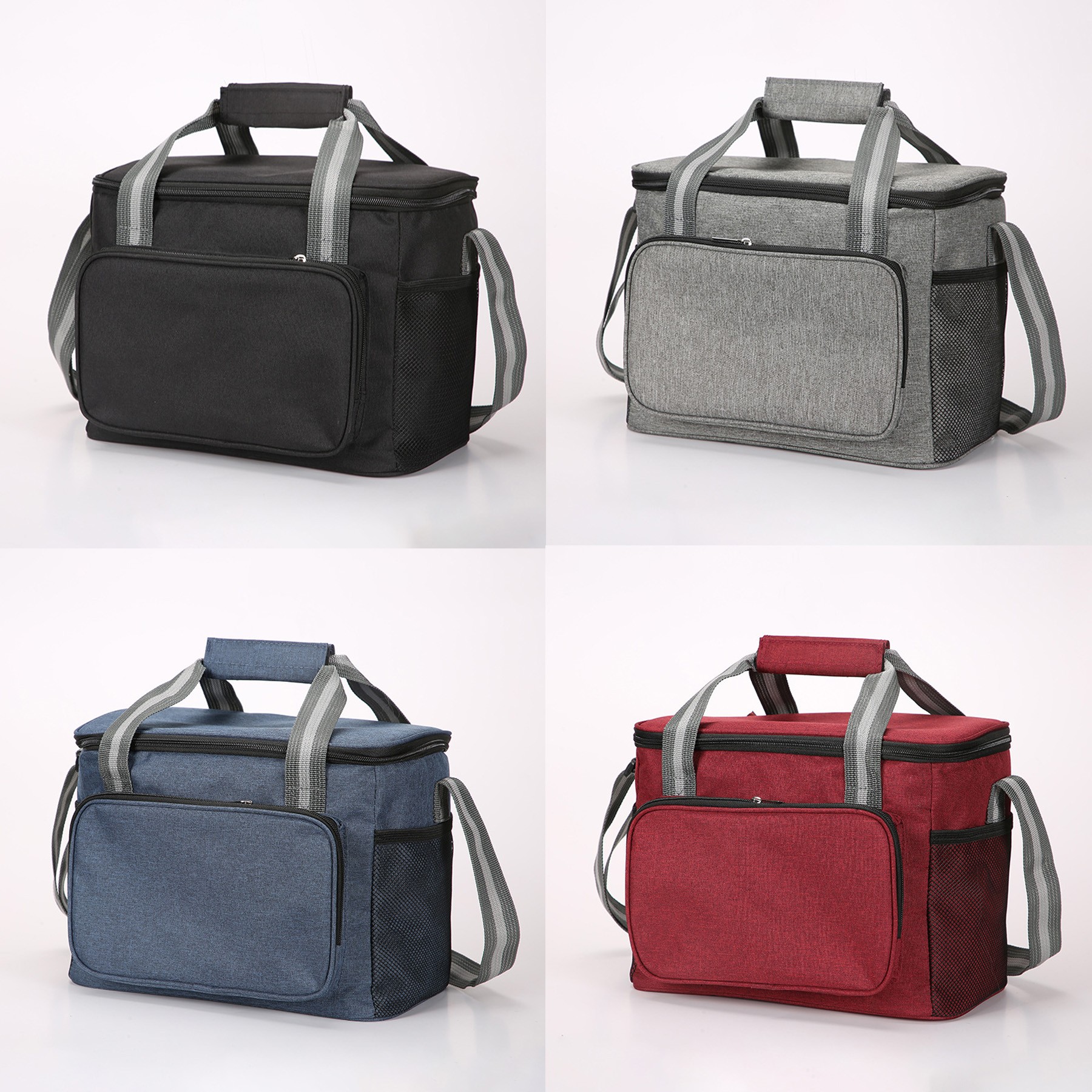15L Insulated Reusable Picnic Zipper Cooler Bag 2