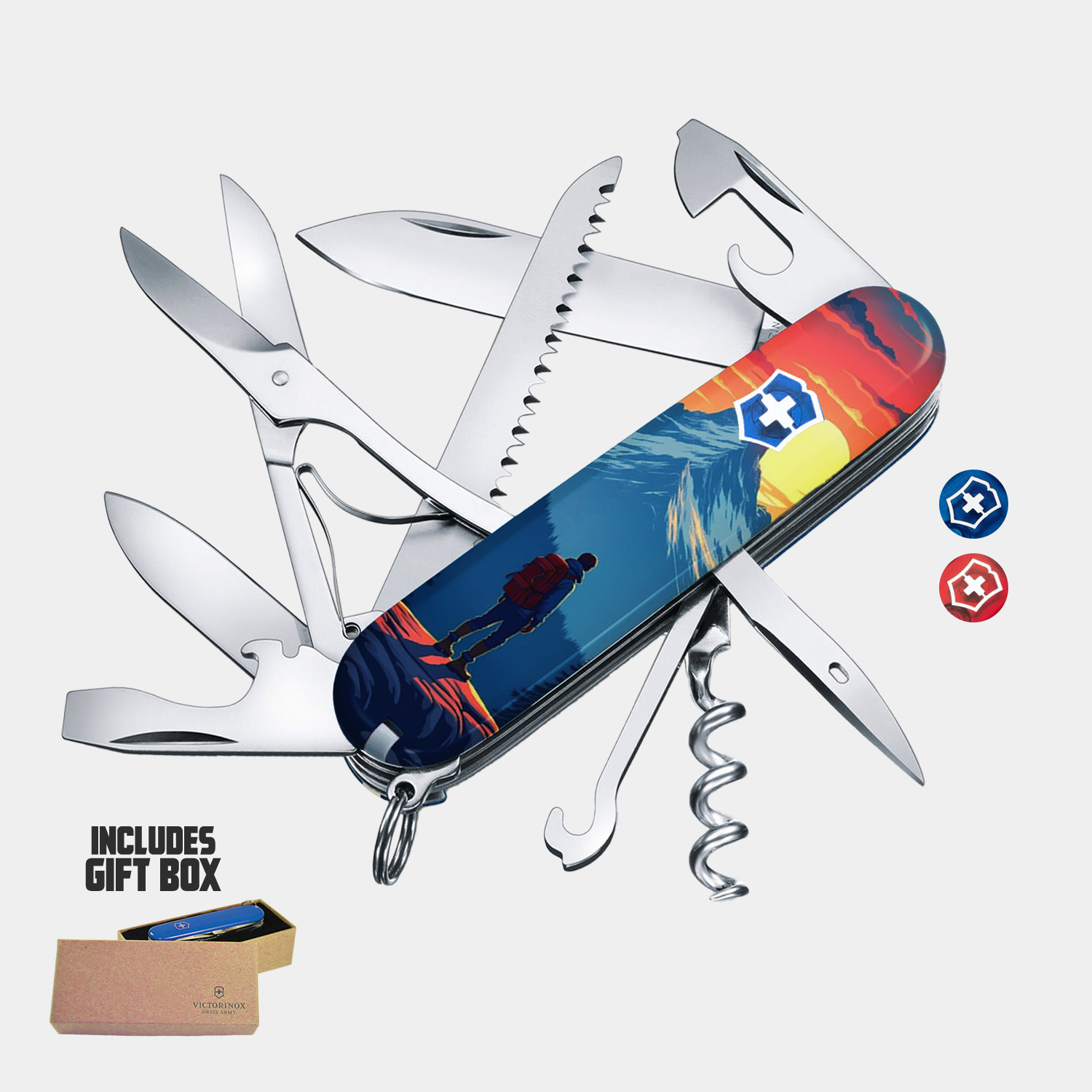 Victorinox® - Swiss Army Huntsman Translucent Swiss Made Knife 2