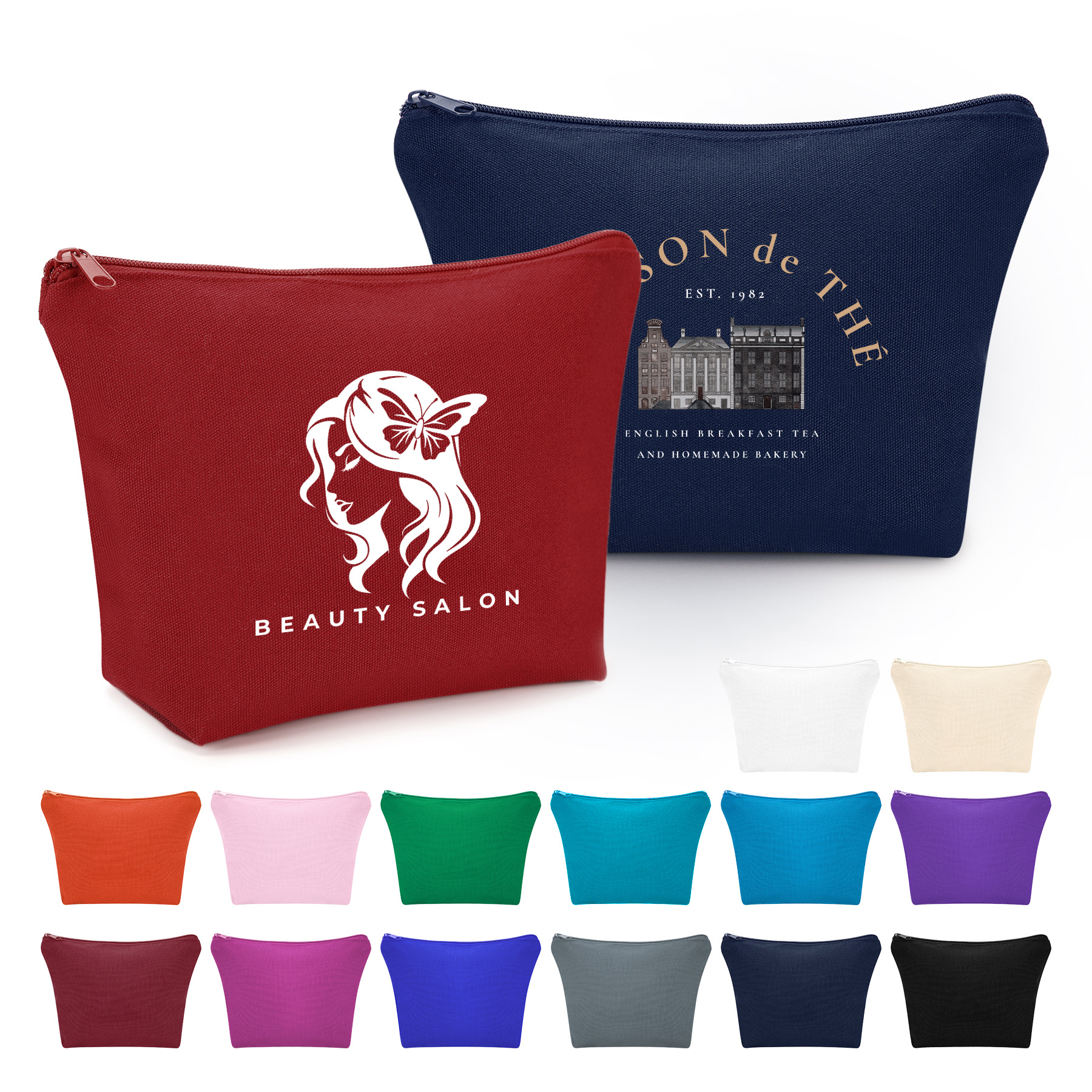 Large Canvas Travel Cosmetic Bag 23
