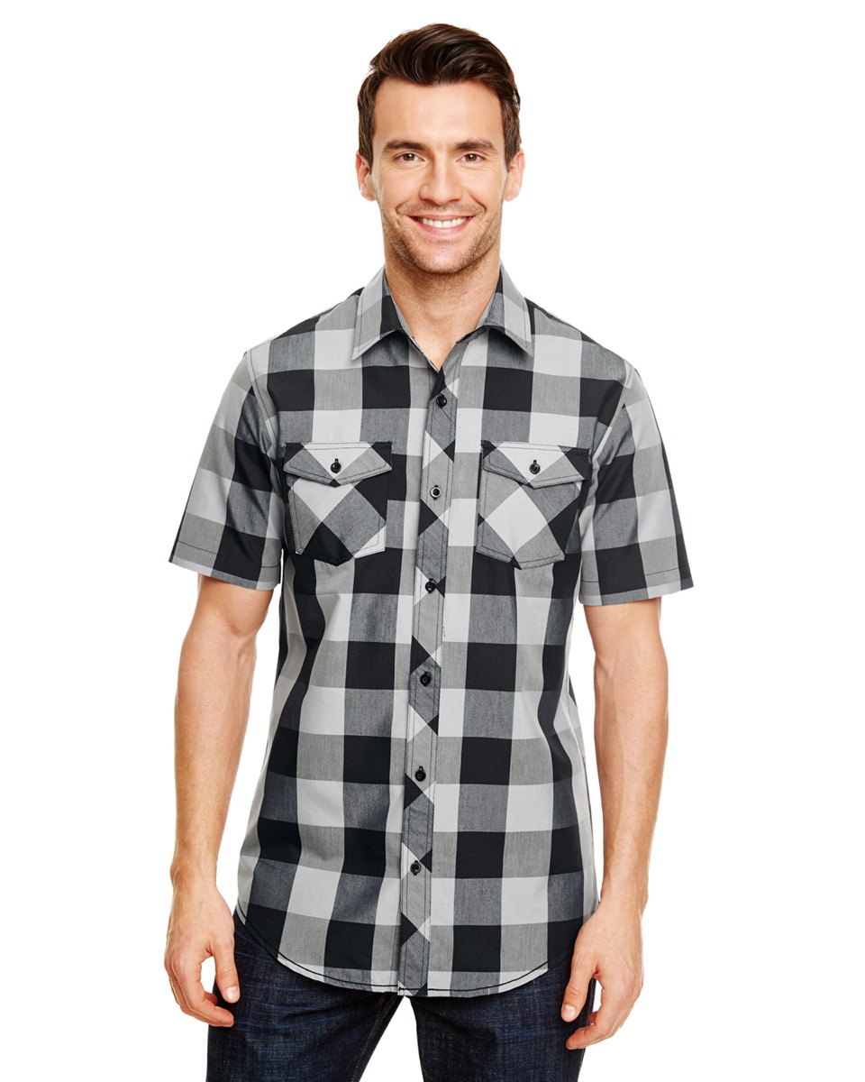 Men's Long Sleeve American Buffalo Plaid 1