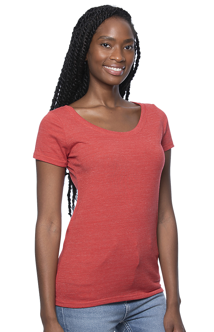 Women's eco Triblend Scoop Neck 5
